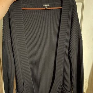 Black express cardigan